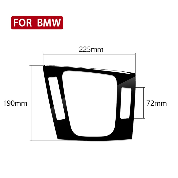 Car Left Drive Central Control Panel Decorative Sticker for BMW Series 3 E46 1998-2005(Black) - In Car by buy2fix | Online Shopping UK | buy2fix