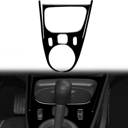 Car Left Drive Central Gear Panel Decorative Sticker For Mercedes-Benz Smart 2016-2021 (Black) - In Car by buy2fix | Online Shopping UK | buy2fix