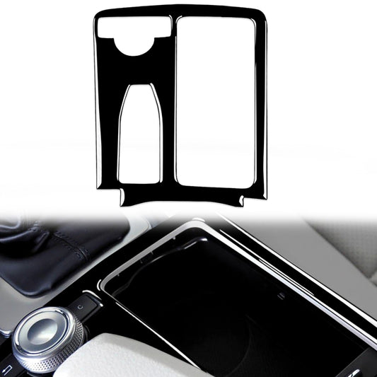 Car Left Drive Central Gear Panel Decorative Sticker For Mercedes-Benz C-class E-class W204 2007-2013/W212 2010-2012/C180/C200/E260/E300 (Black) - In Car by buy2fix | Online Shopping UK | buy2fix
