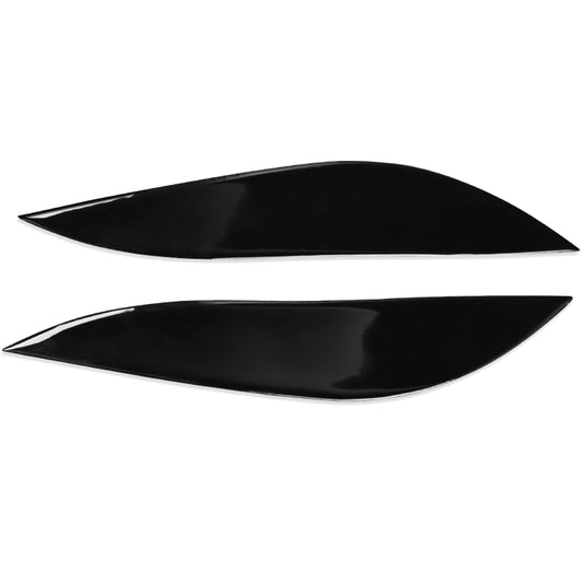 Pair Car Lamp Eyebrow Soft Decorative Sticker for Honda Civic 2001-2003 (Black) by buy2fix