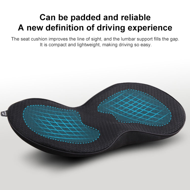 Car mini Seat Cushion Breathable Lumbar Seat Mat (Red) by buy2fix