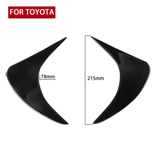 Pair Car Front Lamp Eyebrow Soft Decorative Sticker for Toyota GT86 2013-2020 by buy2fix