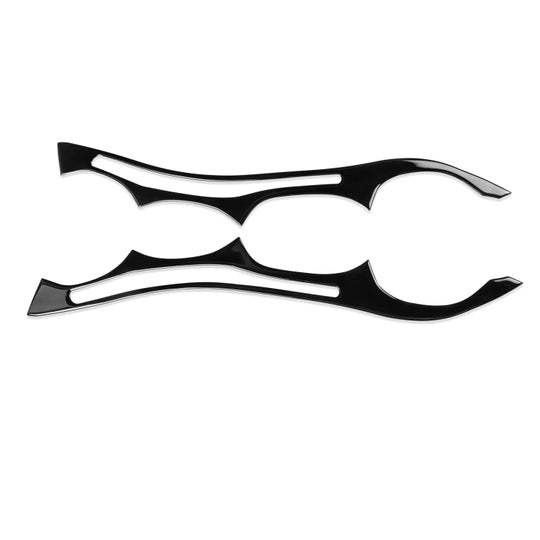 Paire d'autocollants décoratifs doux pour sourcils de lampe de voiture, pour BMW E60 série 5 2004 – 2010