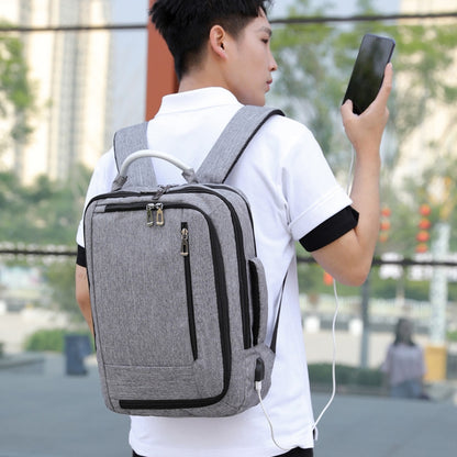 cxs-620 Multifunctional Oxford Laptop Bag Backpack (Light Grey) - Backpack by buy2fix | Online Shopping UK | buy2fix