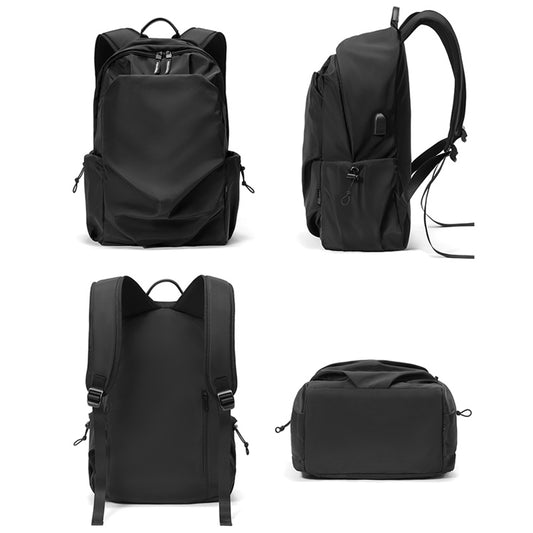cxs-7103 Multifunctional Oxford Laptop Bag Backpack (Black) by buy2fix