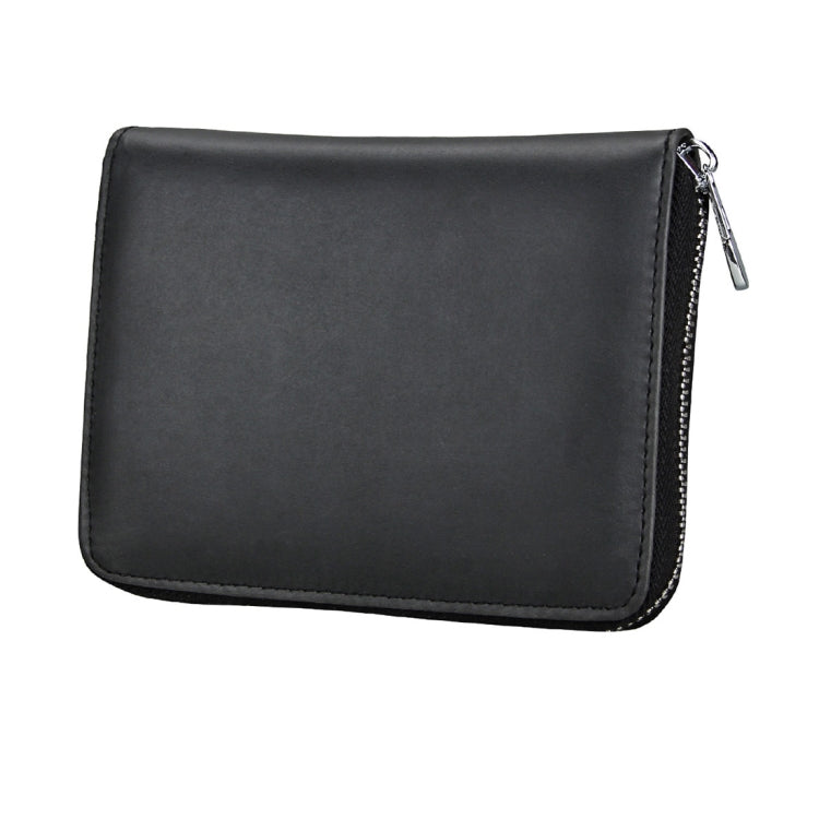 Antimagnetic RFID Multi-functional Genuine Leather Card Package(Black) by buy2fix