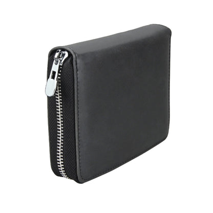Antimagnetic RFID Multi-functional Genuine Leather Card Package(Black) by buy2fix