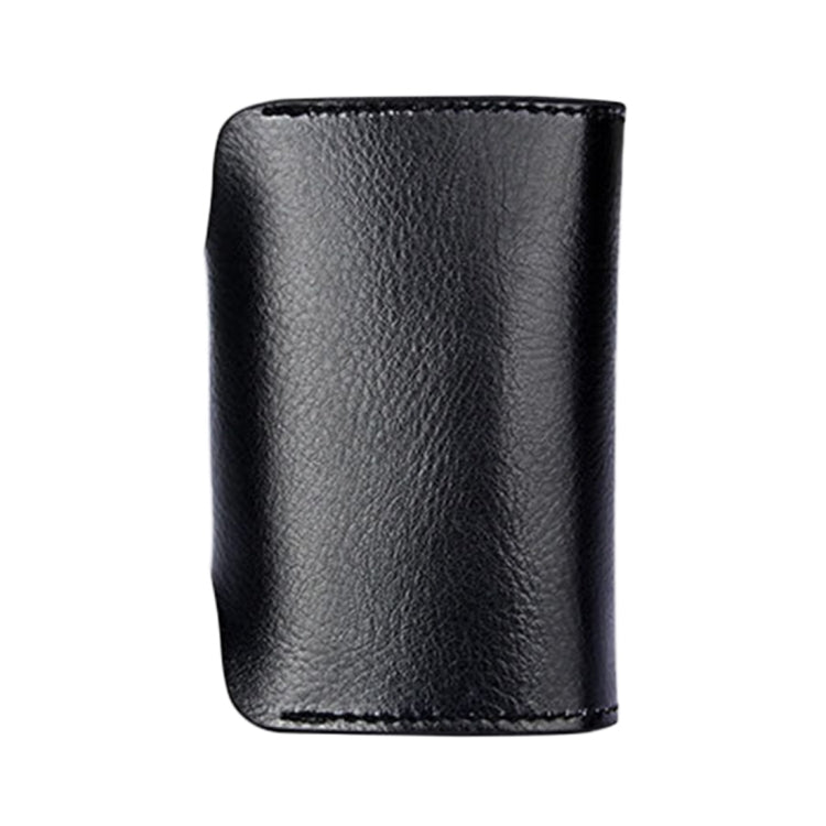 KB39 Simple Fashion Genuine leather Organ Card Bag Candy Color Card Package(Black) by buy2fix