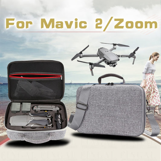 Shockproof Waterproof Portable Case for DJI Mavic 2 Pro / Zoom and Accessories, Size: 29cm x 19.5cm x 12.5cm(Grey) by buy2fix
