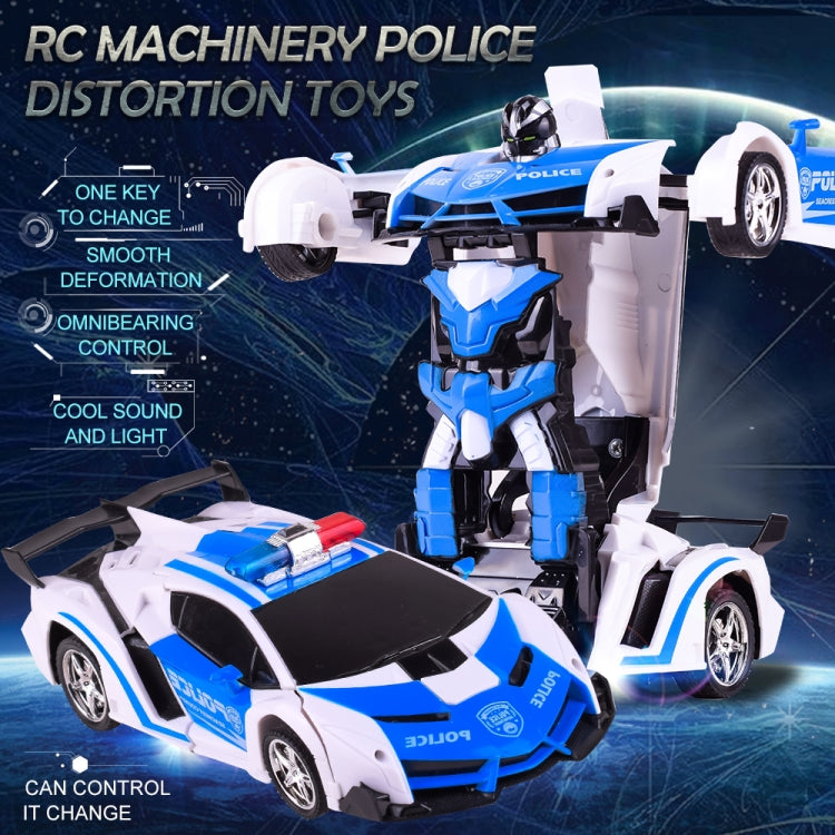 1023 4 Channels Remotely Deformed Car Police Model Car Toy Car - RC Cars by buy2fix | Online Shopping UK | buy2fix