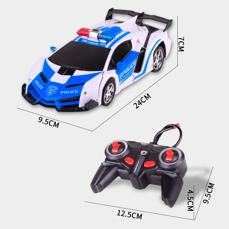 1023 4 Channels Remotely Deformed Car Toy Car(Blue) - RC Cars by buy2fix | Online Shopping UK | buy2fix