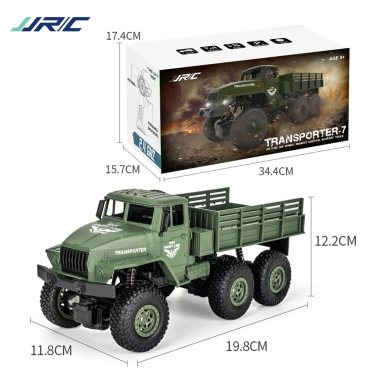 JJR/C 1:18 2.4Ghz 4 Channel Remote Control Dongfeng 7 Six-wheeled Armor Truck Vehicle Toy(Green) - RC Cars by JJR/C | Online Shopping UK | buy2fix