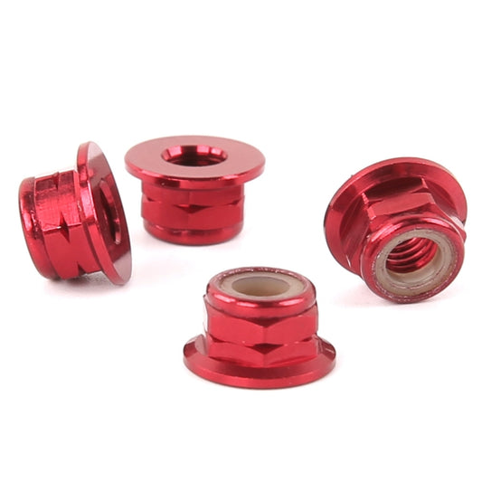 100 PCS iFlight M5 CW 6061 Aluminum Motor Screw Nuts Nylon Insert Self Lock Flange Nut for RC FPV Racing Drone Motor(Red) by IFLIGHT