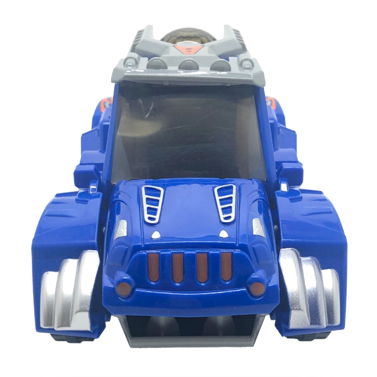 HG-882 Electric Dinosaur Deformation Car Toy Universal Light Music Toy (Blue) - Music Toys by buy2fix | Online Shopping UK | buy2fix