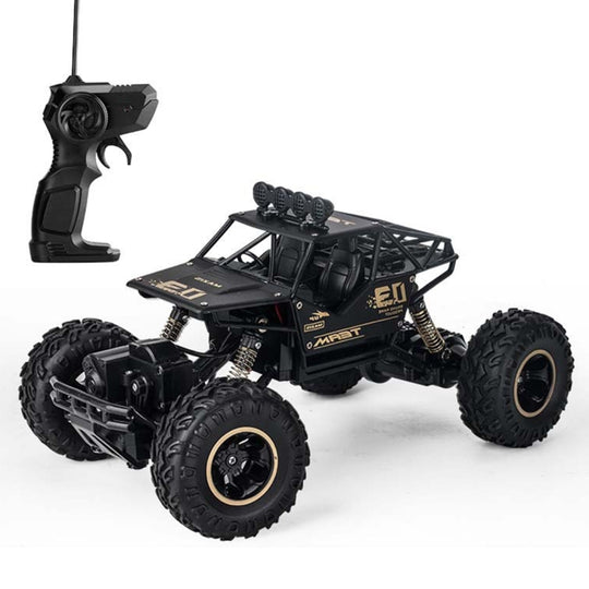 HD6026 1:16 Large Alloy Climbing Car Mountain Cross-country Four-wheel Drive Remote Control Car Toy, Size: 28cm(Black)