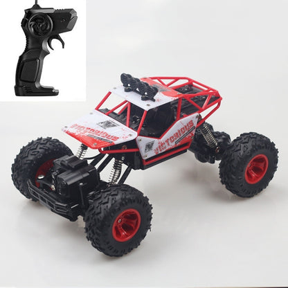 HD6026 1:16 Large Alloy Climbing Car Mountain Bigfoot Cross-country Four-wheel Drive Remote Control Car Toy, Size: 28cm(Red) - RC Cars by buy2fix | Online Shopping UK | buy2fix