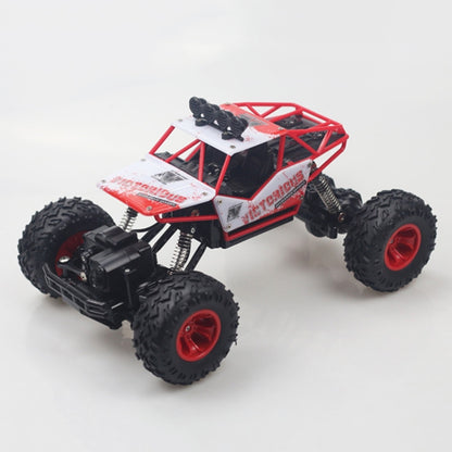 HD6026 1:16 Large Alloy Climbing Car Mountain Bigfoot Cross-country Four-wheel Drive Remote Control Car Toy, Size: 28cm(Red) - RC Cars by buy2fix | Online Shopping UK | buy2fix