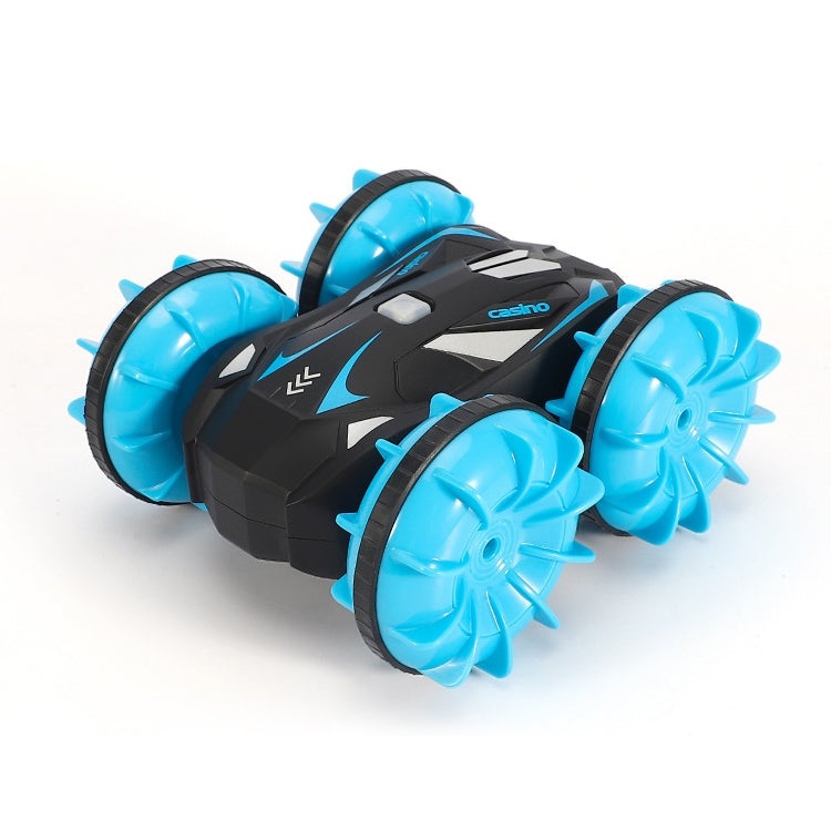 2.4G RC Stunt Car Land Water Double Side Amphibious Elves Simulate Remote Control Vehicle Toy (Blue) - RC Cars by buy2fix | Online Shopping UK | buy2fix