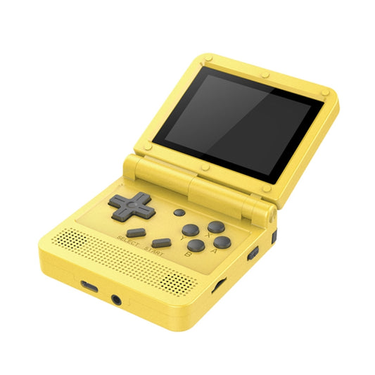 Powkiddy V90 3.0 inch IPS Screen 64-bit Retro Handheld Game Console with 16GB Memory (Yellow) by buy2fix