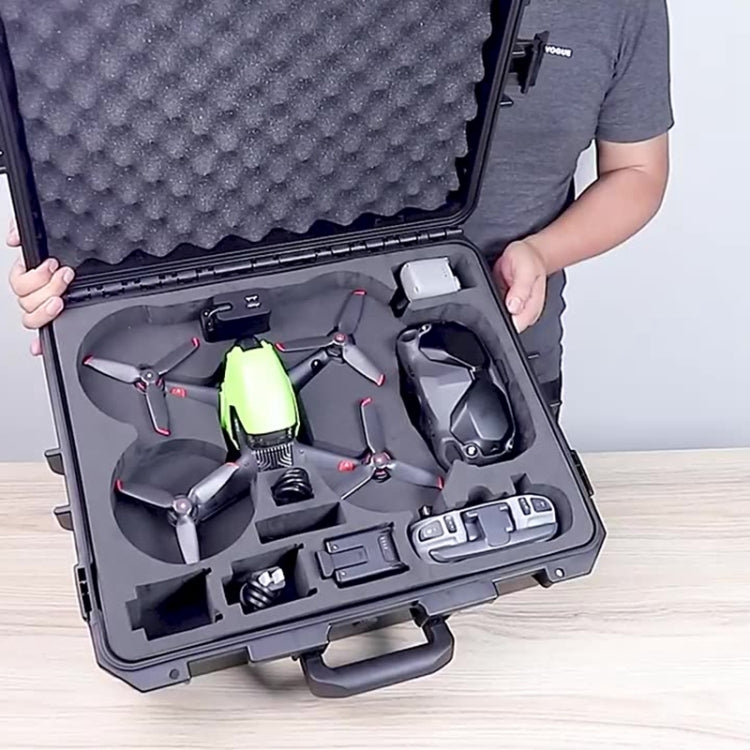 For DJI FPV Aluminum Alloy Explosion-proof Suitcase Portable Storage Box Case Travel Carrying Bag, No Disassembly Propeller - DJI & GoPro Accessories by buy2fix | Online Shopping UK | buy2fix