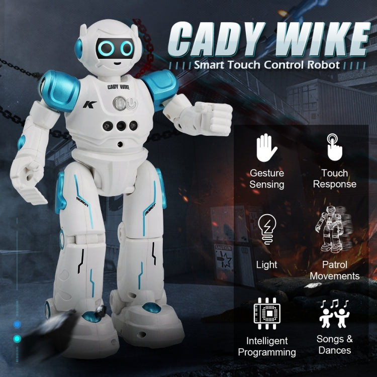 JJR/C R11 CADY WIKE Smart Touch Control Robot with LED Light, Support Waling / Sliding Mode (Blue) - RC Robots by JJR/C | Online Shopping UK | buy2fix