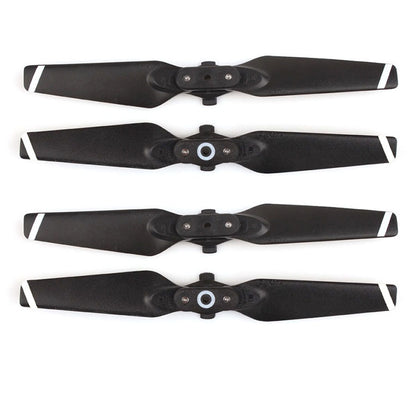 2 Pairs 4730F Foldable Quick-Release CW / CCW Propellers for DJI Spark(White) - Repair & Spare Parts by buy2fix | Online Shopping UK | buy2fix