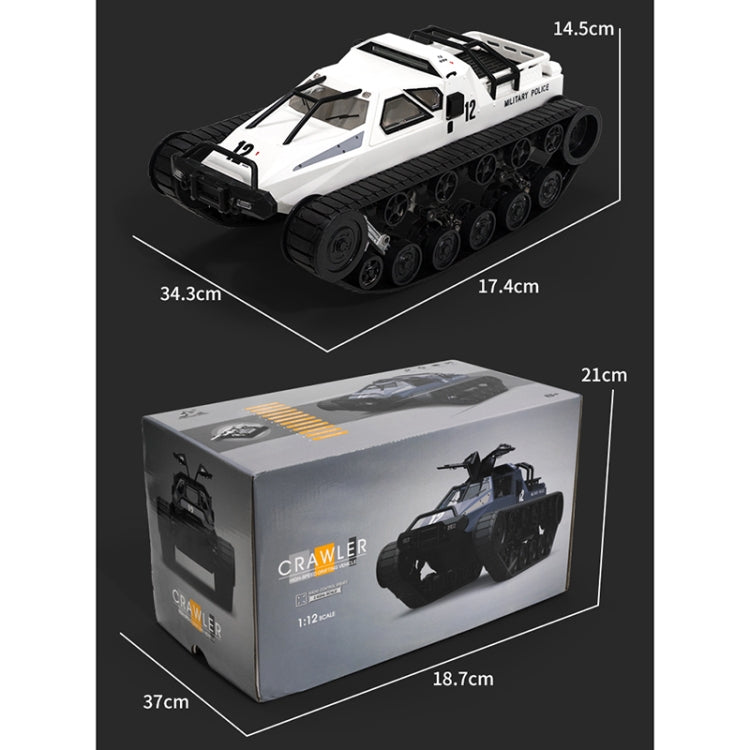 SG-1203 1:12 2.4G Simulation Remote Control EV Tracked Vehicle Tank Off-road Vehicle Model Car Toy (Grey) - RC Cars by buy2fix | Online Shopping UK | buy2fix