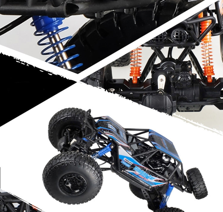 2837 1:10 Large High Speed Four-wheel Climbing Vehicle Model Bigfoot Monster Off-road Remote Control Racing Toy(Blue) - RC Cars by buy2fix | Online Shopping UK | buy2fix