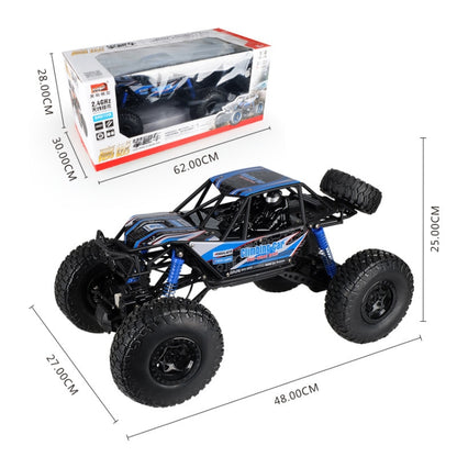 2837 1:10 Large High Speed Four-wheel Climbing Vehicle Model Bigfoot Monster Off-road Remote Control Racing Toy(Blue) - RC Cars by buy2fix | Online Shopping UK | buy2fix