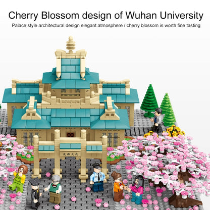 SEMBO 601079 Cherry Blossom Series Puzzle Assembled Toy Small Particle Building Blocks - Building Blocks by buy2fix | Online Shopping UK | buy2fix