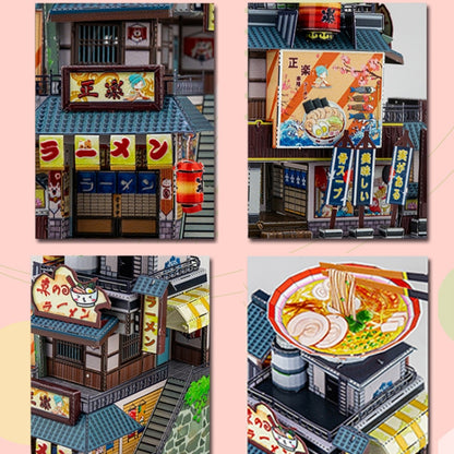 3D Metal Assembled Model Creative DIY Handmade Art House, Style: Noodle Shop - DIY Developmental Toys by buy2fix | Online Shopping UK | buy2fix