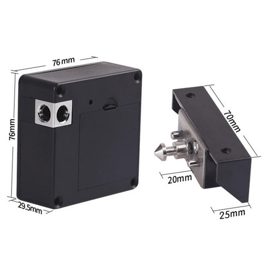 T8+ Non-opening Drawer Lock APP + IC Card Invisible Universal Cabinet Lock by buy2fix