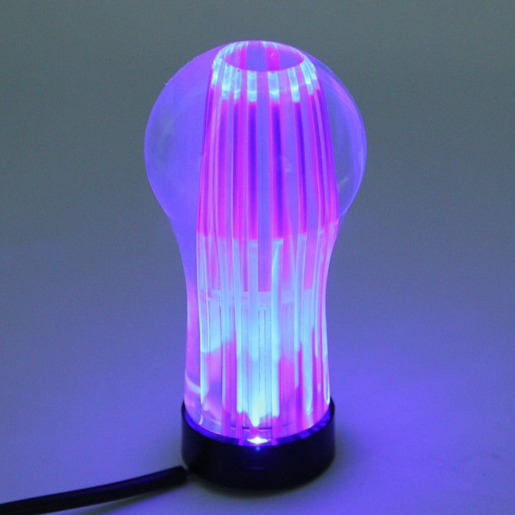Crystal Double Light Car Breathing Racing Dash LED Magic Lamp Gear Head Shift Knob with Base, Size: 8.2 * 4.5 * 3.0 cm(Green Light + Blue Light) by buy2fix