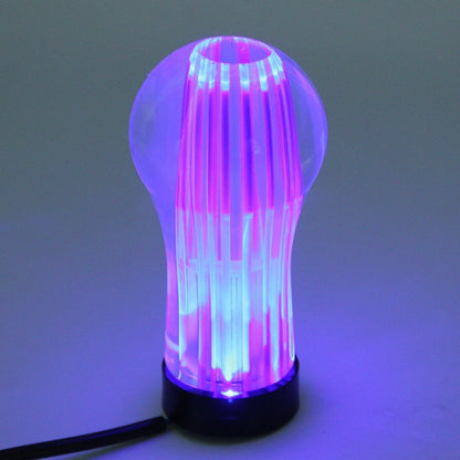 Crystal Double Light Car Breathing Racing Dash LED Magic Lamp Gear Head Shift Knob with Base, Size: 8.2 * 4.5 * 3.0 cm(Green Light + Blue Light) by buy2fix