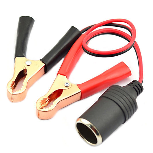 12-24V Car Cigarette Lighter Battery Clip Adapter Cable(Red + Black) by buy2fix