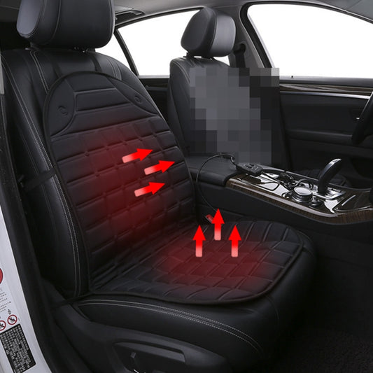 12V Heated Car Seat Cushion Cover Seat Heater Warmer Winter Car Cushion Car Driver Heated Seat Cushion(Black) by buy2fix