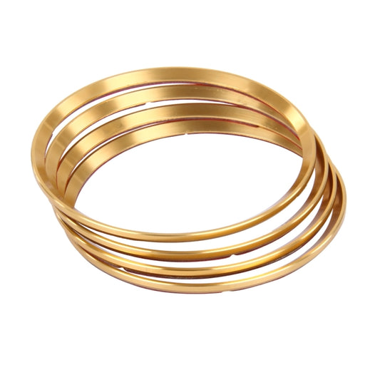 4 PCS Car Aluminum Wheel Hub Deroration Ring For Cadillac(Gold) by buy2fix