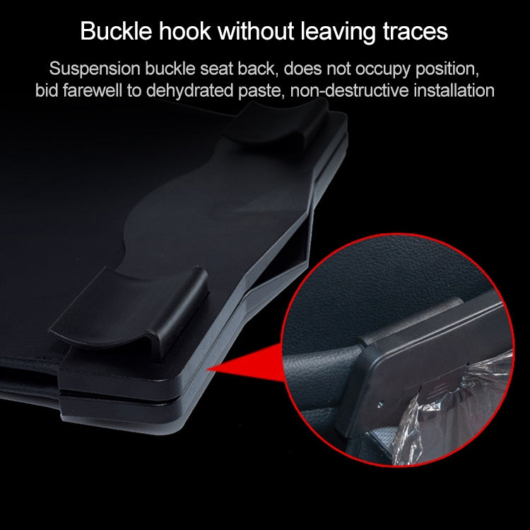 Car Multifunctional LED Design Hanging Folding Garbage Bin Storage Box (Khaki) by buy2fix