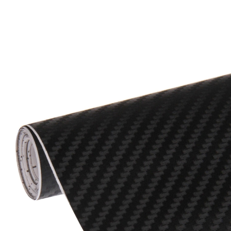 Car Decorative 3D Carbon Fiber PVC Sticker, Size: 152cm x 50cm(Black) - Auto Film by buy2fix | Online Shopping UK | buy2fix