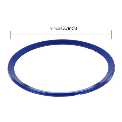 Car Aluminum Steering Wheel Decoration Ring For Audi(Blue) by buy2fix