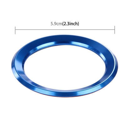 Car Aluminum Steering Wheel Decoration Ring For BMW(Blue) by buy2fix