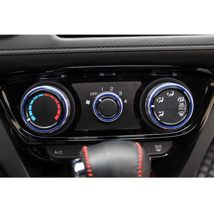 3 PCS Car Aluminum Air Conditioner Knob Case For Honda(Blue) by buy2fix