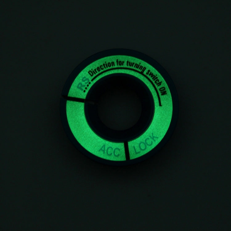 Car Aluminum Igniter Night Luminous Decoration Ring For Audi And Volkswagen(Blue) by buy2fix