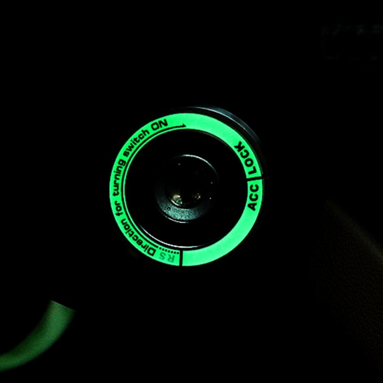 Car Aluminum Igniter Night Luminous Decoration Ring For Audi And Volkswagen(Blue) by buy2fix