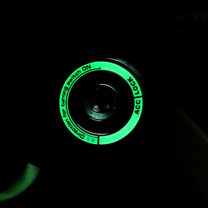 Car Aluminum Igniter Night Luminous Decoration Ring For Audi And Volkswagen(Blue) by buy2fix