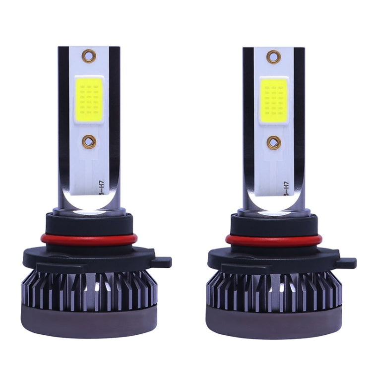 2 PCS 9006 DC9-36V / 36W / 8000K / 6000LM IP68 Car / Motorcycle Mini COB LED Headlight Lamps / Fog Light(Ice Blue Light) - LED Headlamps by buy2fix | Online Shopping UK | buy2fix