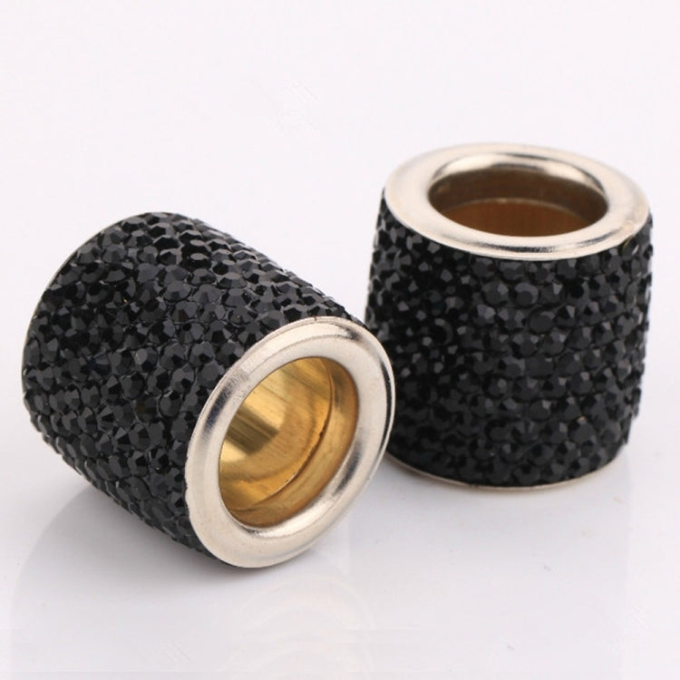 4 PCS Car Crystal Head Pillow Modified Decoration(Light Grey) by buy2fix