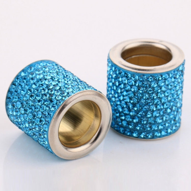 4 PCS Car Crystal Head Pillow Modified Decoration (Lake Blue) by buy2fix