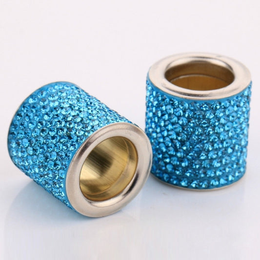 4 PCS Car Crystal Head Pillow Modified Decoration (Lake Blue) by buy2fix