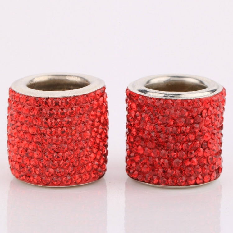 4 PCS Car Crystal Head Pillow Modified Decoration (Red) by buy2fix